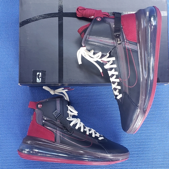 Nike Air Max 720 Saturn- Blk Team Red - Picture 7 of 7